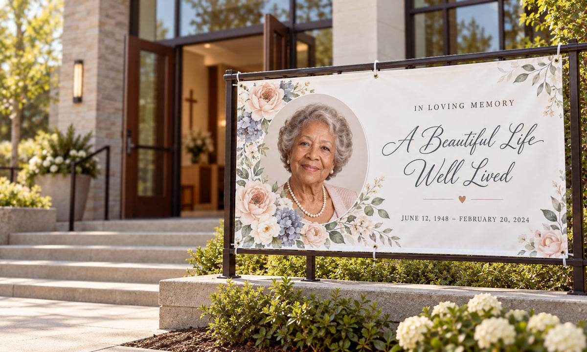 Memorial Displays and Yard Signs