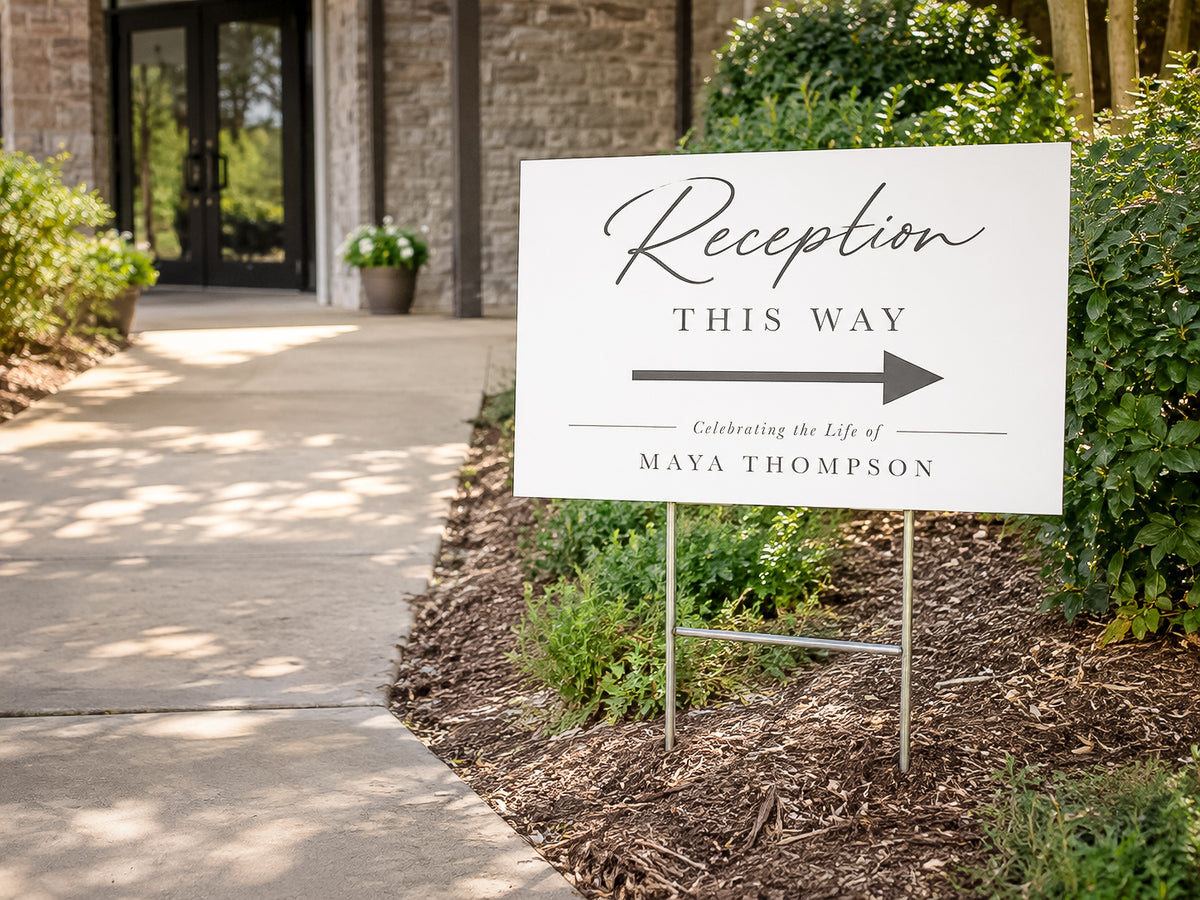 Parking & Processional Yard Signage