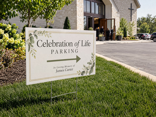 Parking & Processional Yard Signage